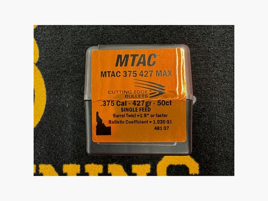 Cutting Edge Bullets MTAC .375 427 grs MAX (x50)