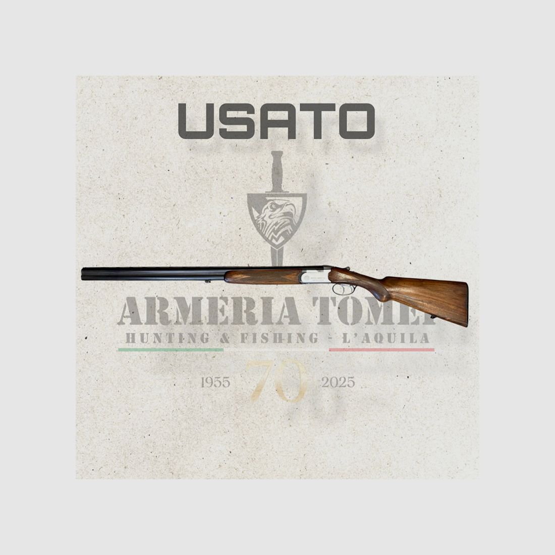 USATO – FUCILE SOVRAPPOSTO – BERETTA MOD. S55 cal. 20, immagine 4 di 6