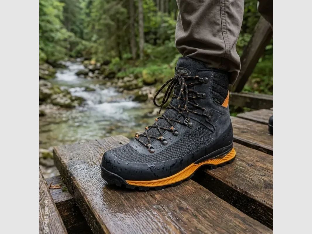 Meindl Vakuum 3.5 Wanderschuhe Grau Anthrazit und Orange, Bild 1 von 12