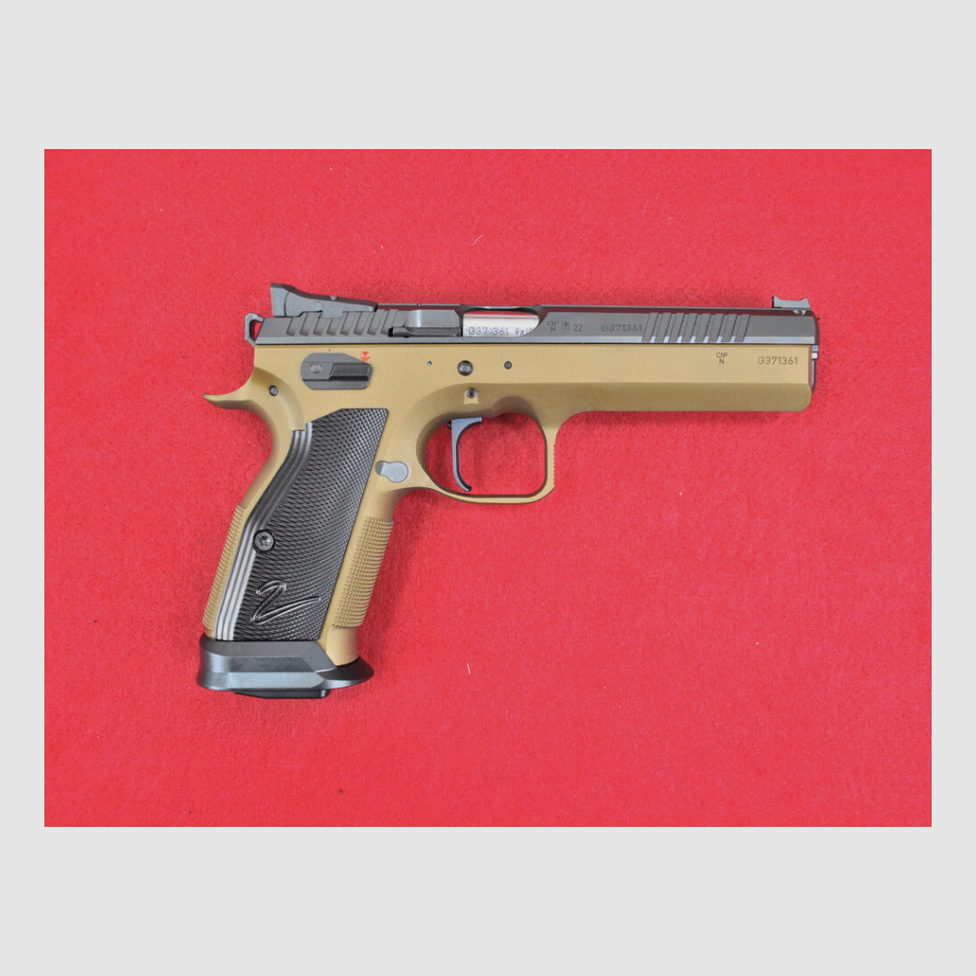 CZ TS 2 Głęboki Brąz SA 9mm Luger