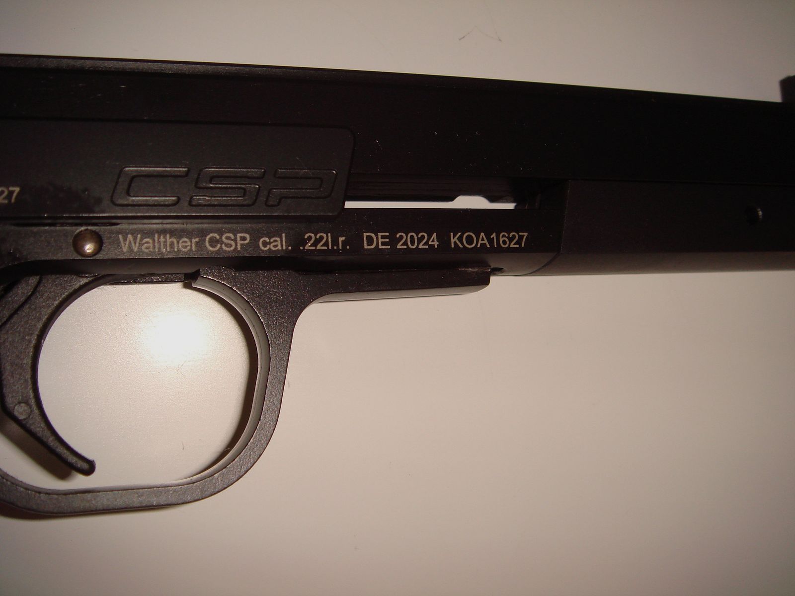 Walther CSP Expert .22lfb (impugnatura da competizione in legno stratificato blu angelo)