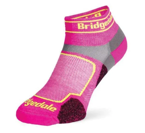 Skarpety damskie BRIDGEDALE Ultralight T2 Coolmax Sport Low - pink