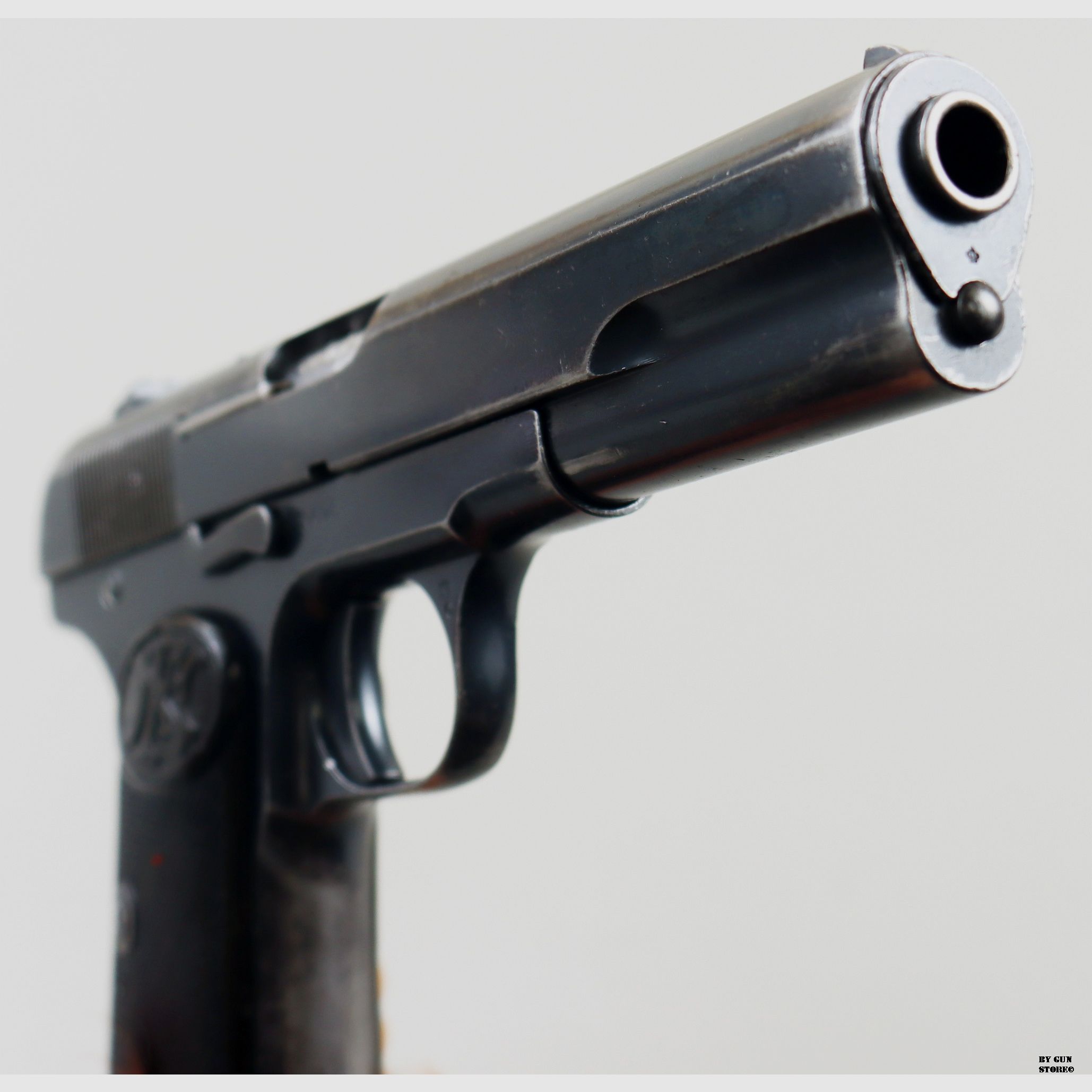 Pistola F.N. Browning mod. M/07 cal. 9mm Br. Long matr. 10608, immagine 10 di 11