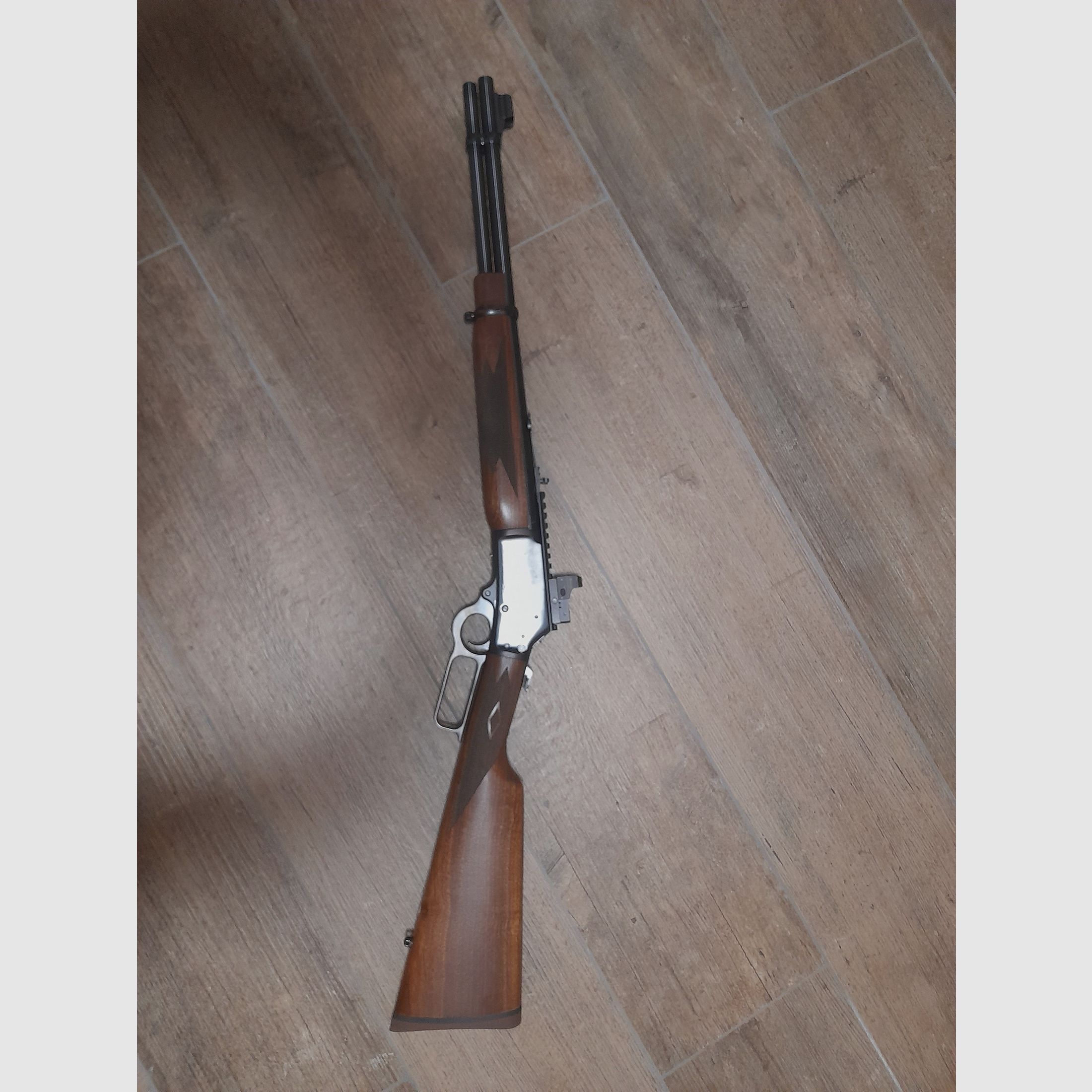 Marlin 1894 Classic with Picatinny rail and red dot