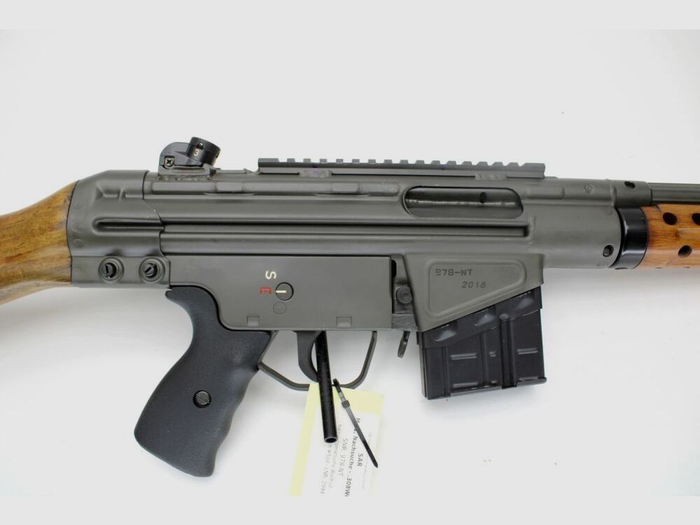 SL Büchse SAR M 41, Nachsuche wie neu mit Zubehör .308Win