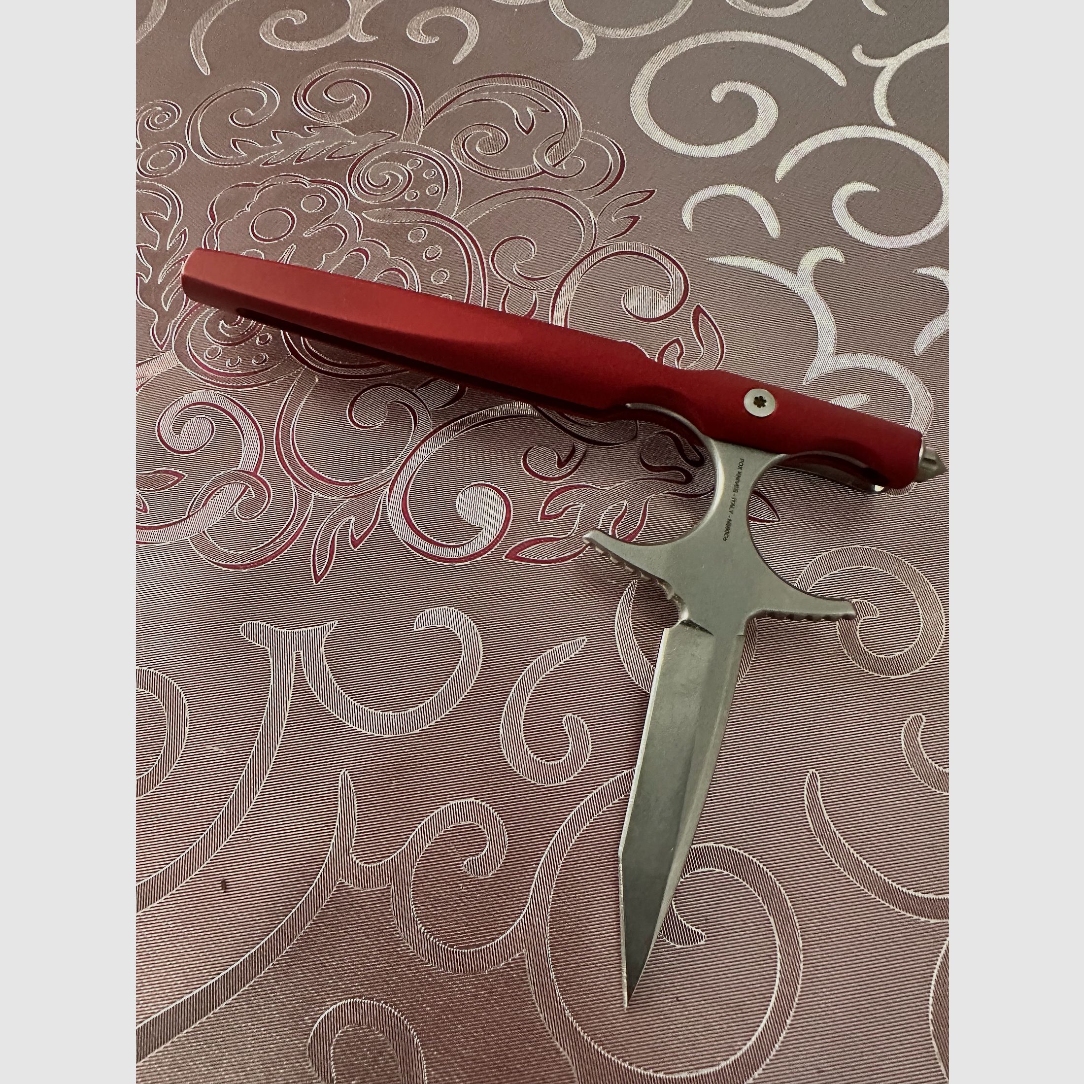 Midgards Messer Hellebarde Red Aluminium 