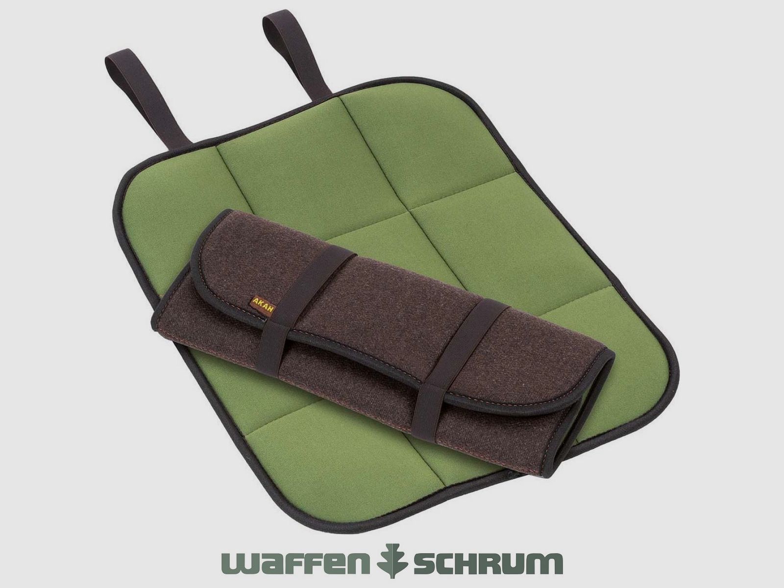 AKAH Coussin de siège pliable en loden avec néoprène