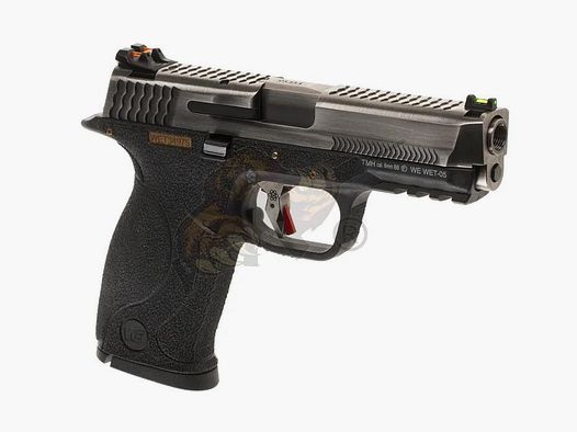 WET-05 SV Silber Barrel Metall Version GBB in Black