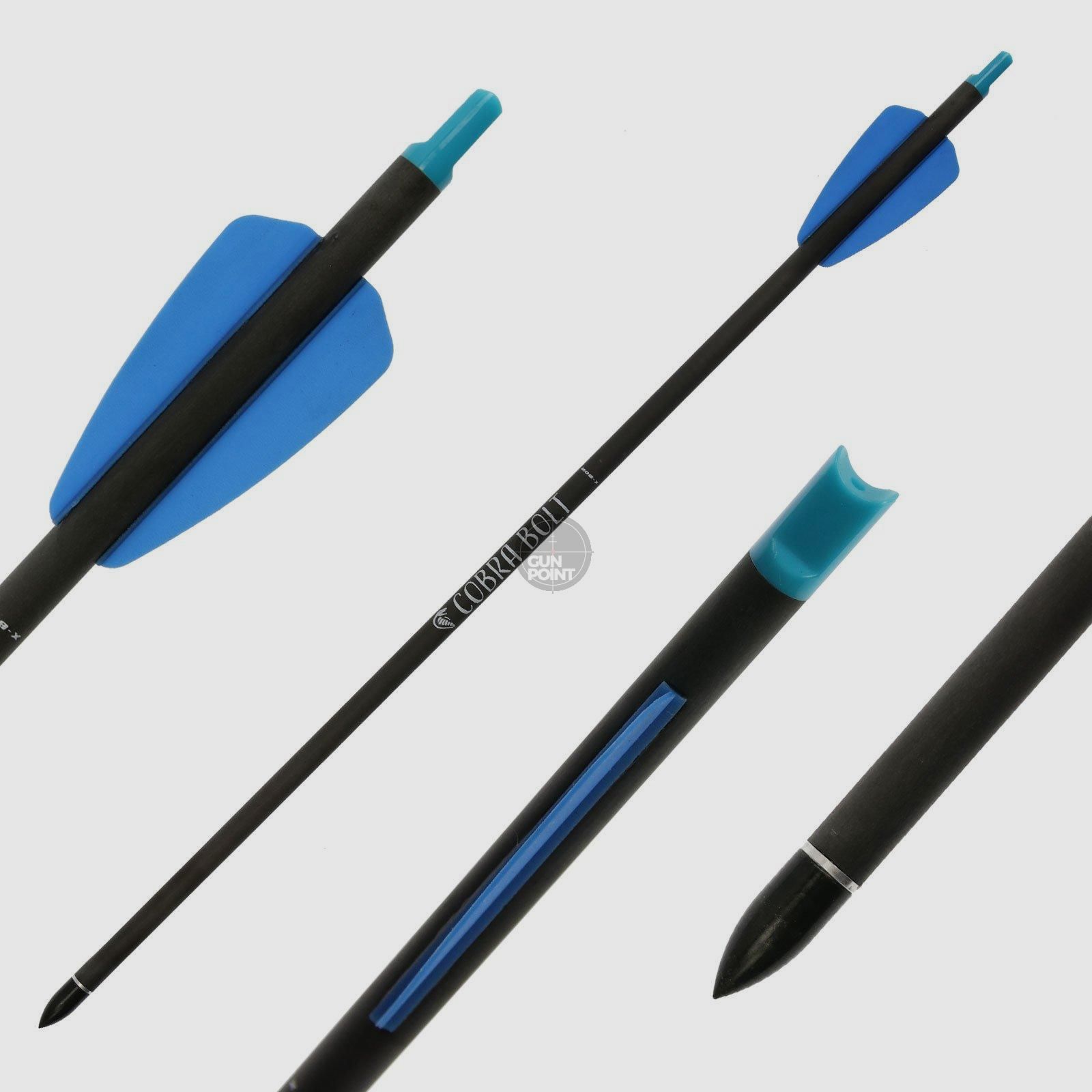 Carbonbolzen | X-BOW Bolzen fr Cobra System, Cobra R9 + R10 & Adder - 15 Zoll