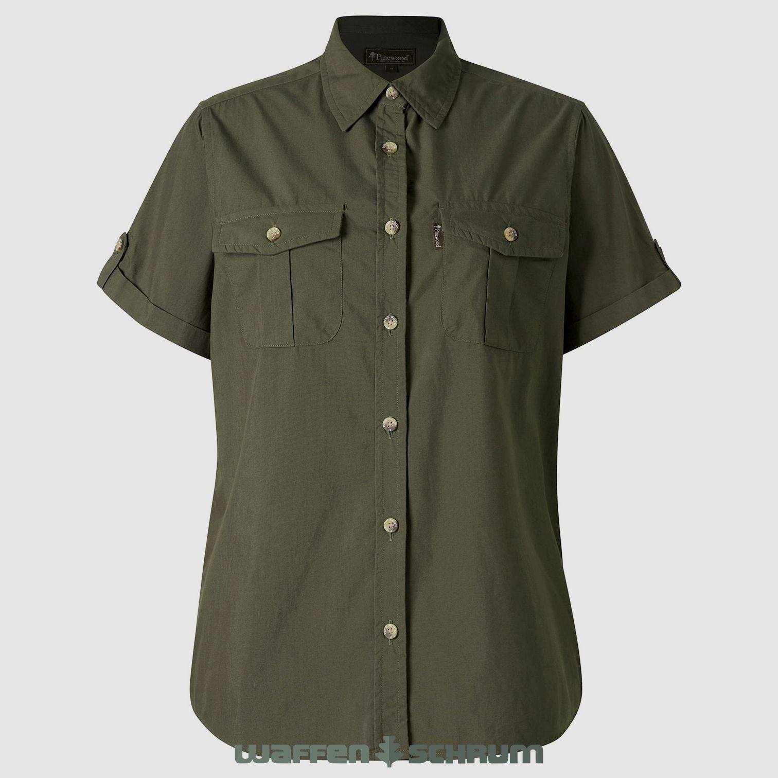 Pinewood Blouse Safari Mosgroen