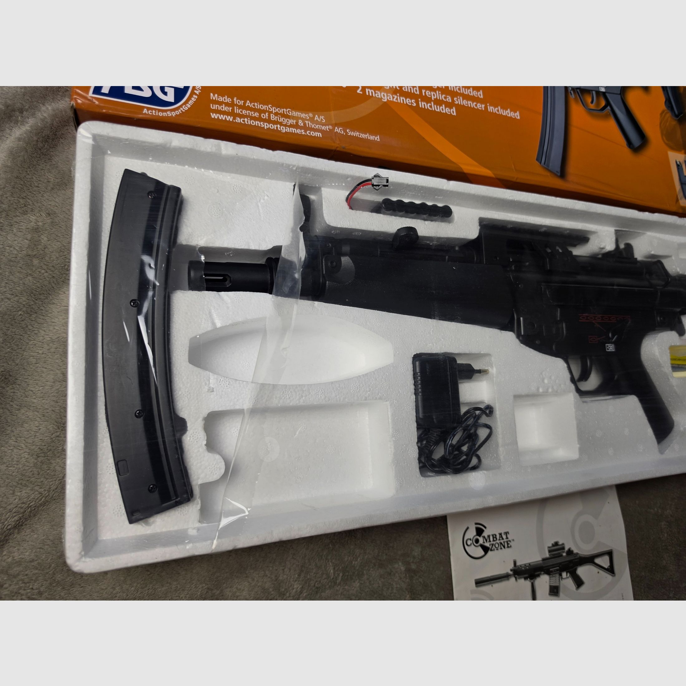 ASG B&T BT5 A5 Airsoft AEG Softair (Cal. 6mm BB) en set completo con accesorios OVP, imagen 9 de 10