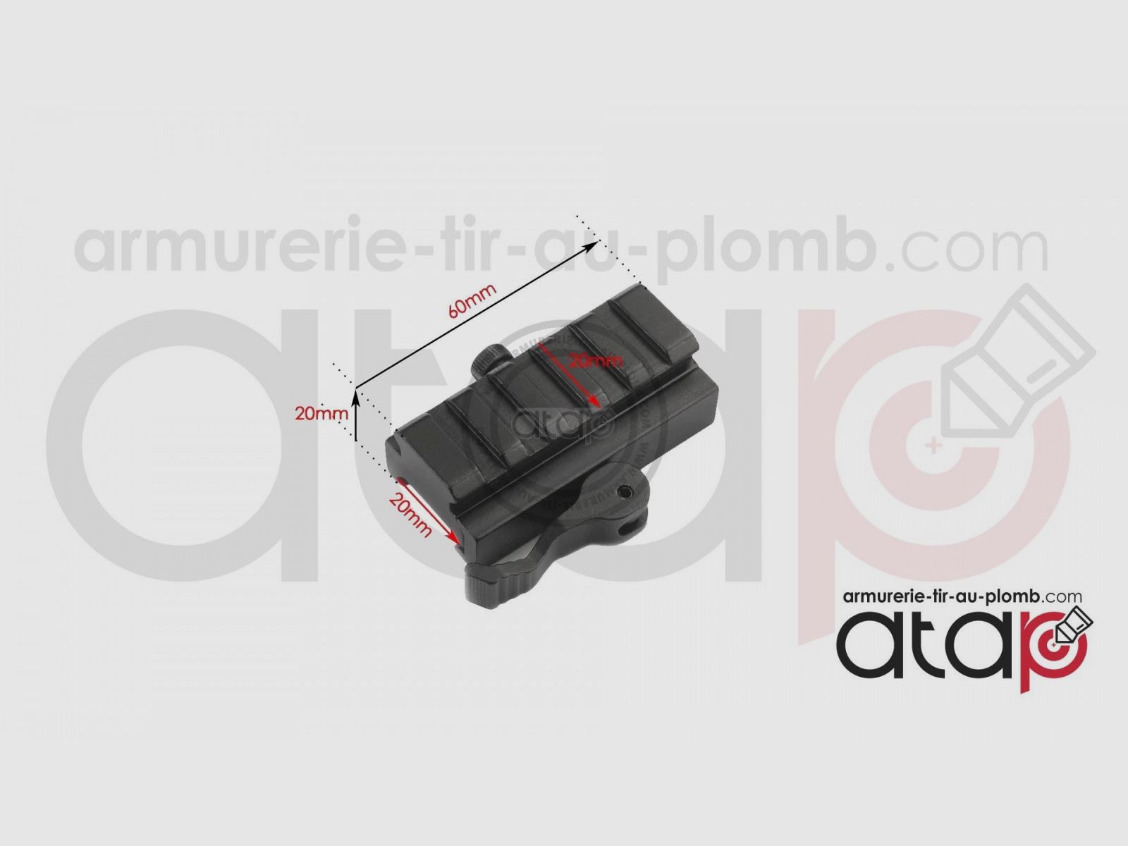 Montaggio Rapido per Rail Picatinny, immagine 2 di 9