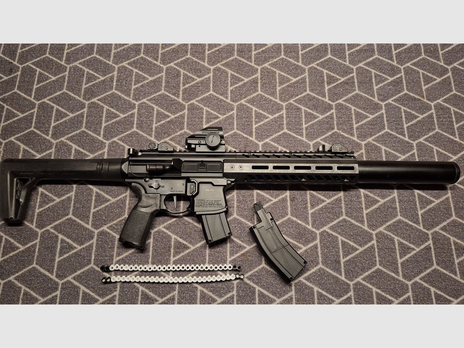 SIG SAUER MCX GEN2 Co2-Gewehr Schwarz 4,5 mm Diabolo
