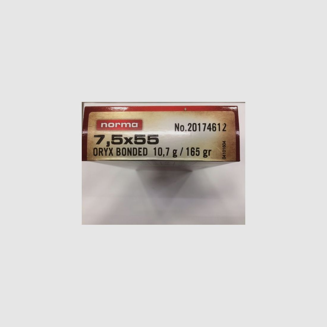 NORMA CARTUCHOS 7,5 X 55 GR 165, imagen 1 de 2