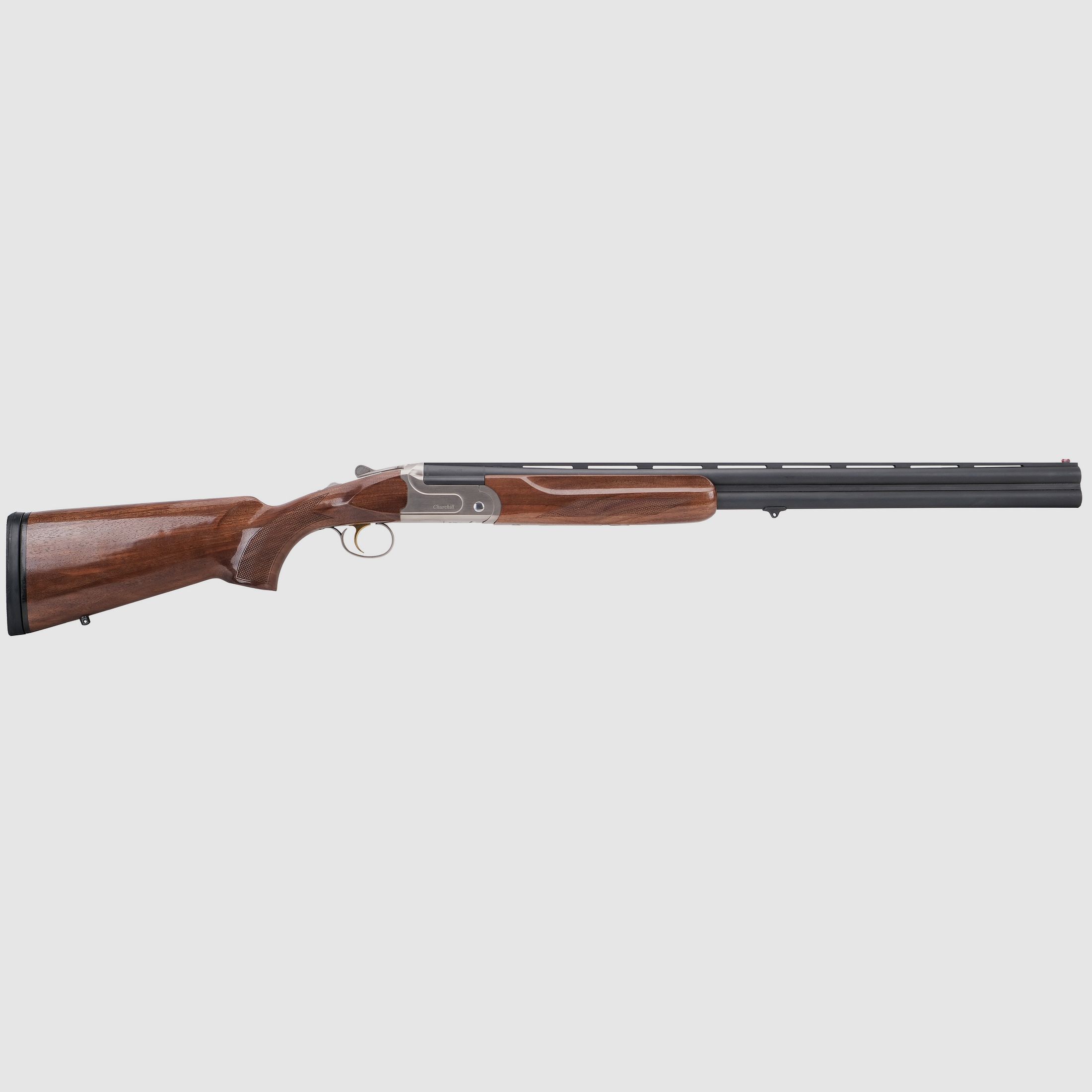 Akkar Churchill Silberbasküle 12/76 - Lauflänge 71 cm Bockdoppelflinte