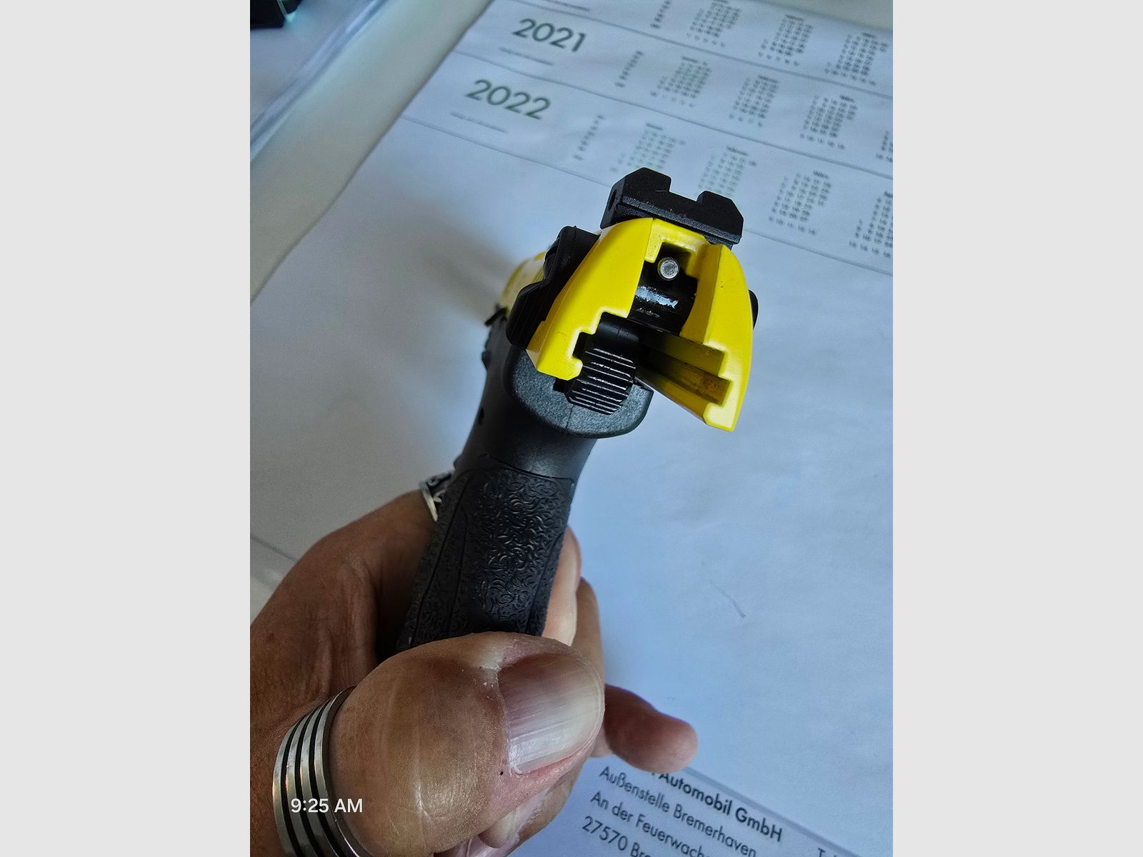 Walther P22Q Black/Yellow Sondermodell