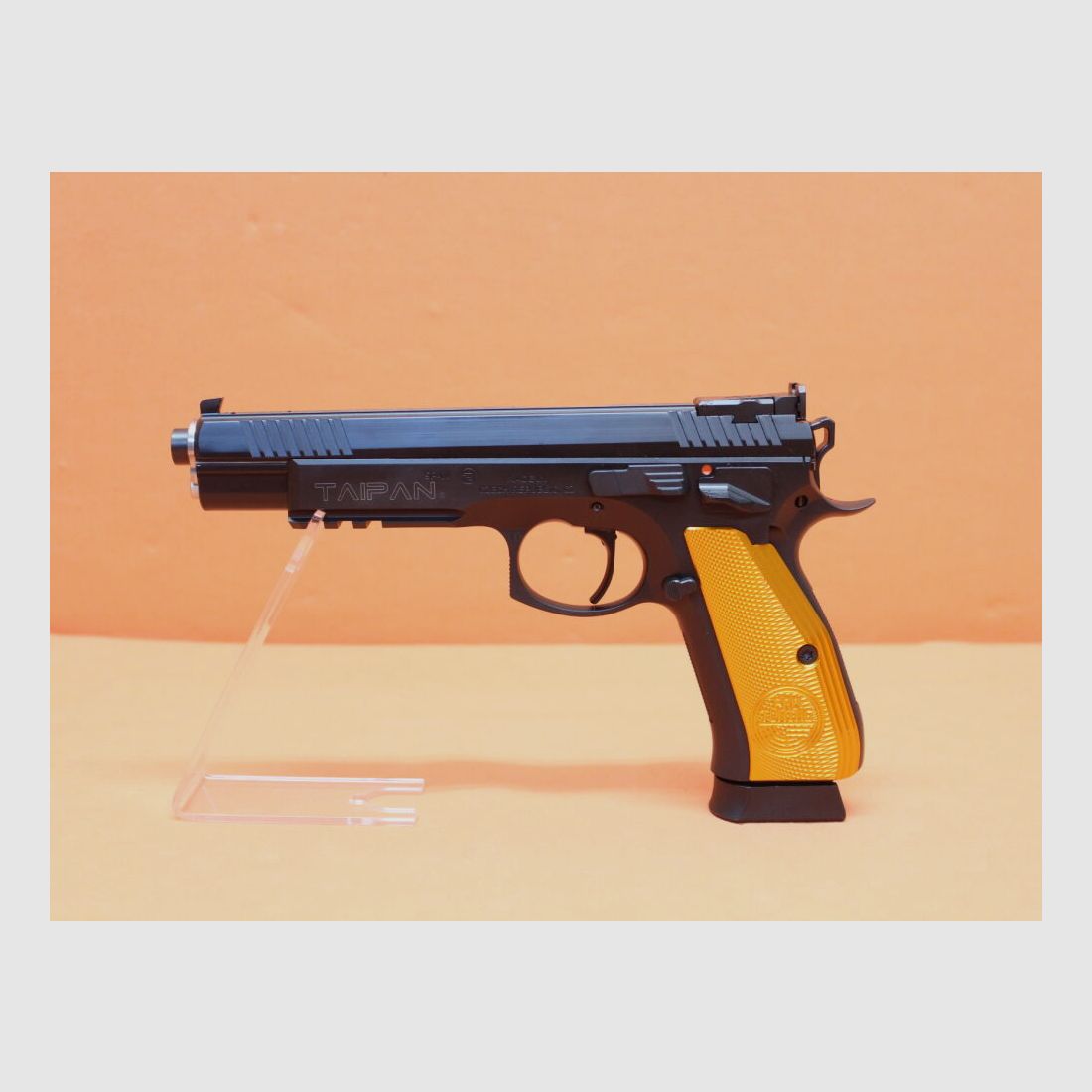 CZUB Frankonia Ha.Pistol 9mmLuger Frankonia CZ75 Taipan ORANGE Pro Tuning 6"/152mm Barrel/Sport Sight