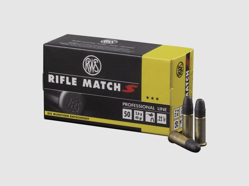 RWS Line Rifle Match S 22 lr x500