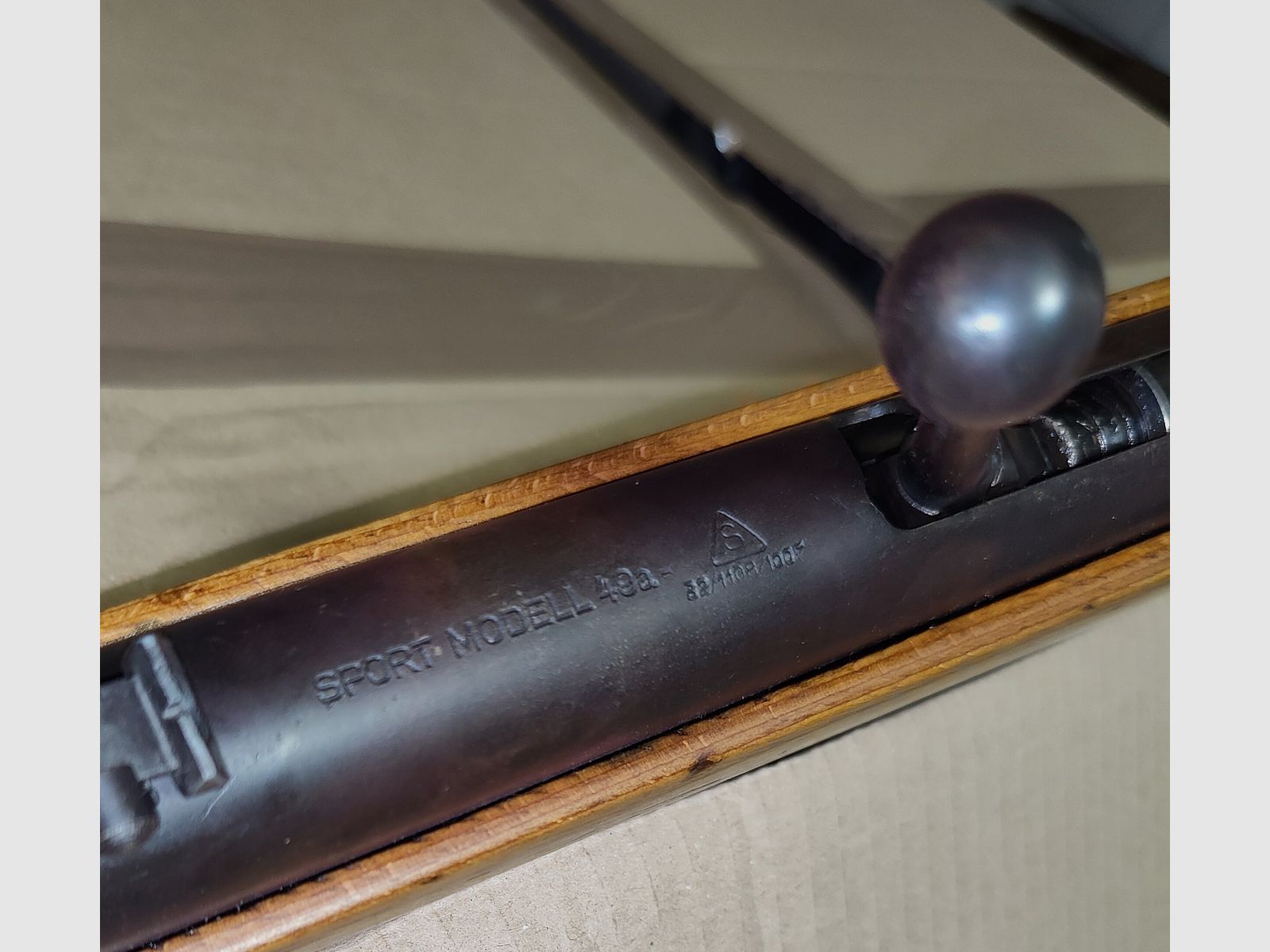 Haenel Luftgewehr Sportmodell 49a mit Magazin - Top Zustand 