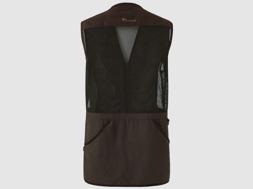 KAMIZELKA STRZELECKA MĘSKA PINEWOOD SHOOTING VEST SUEDE BROWN, zdjęcie 2 z 2