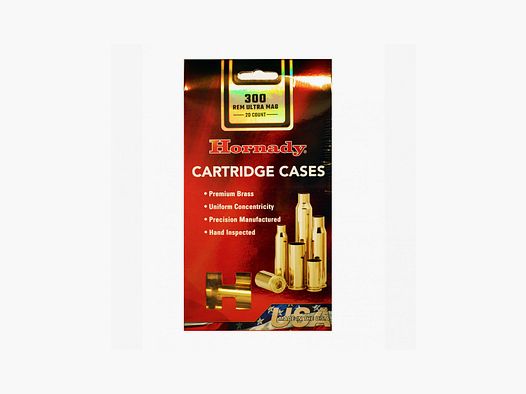 HORNADY HÜLSEN 300 REM ULTRA MAGNUM 20STK