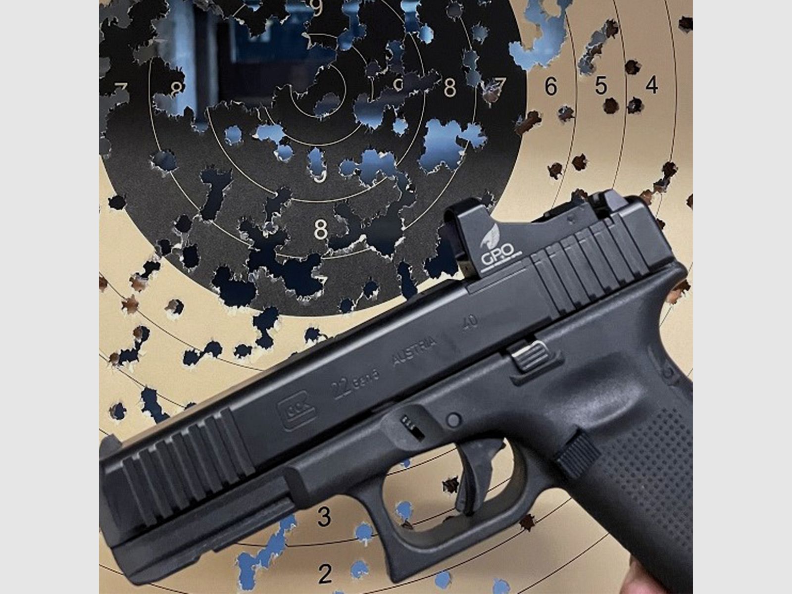 GPO SPECTRA™ Pistol Dot Rotpunktvisier, Bild 2 von 8