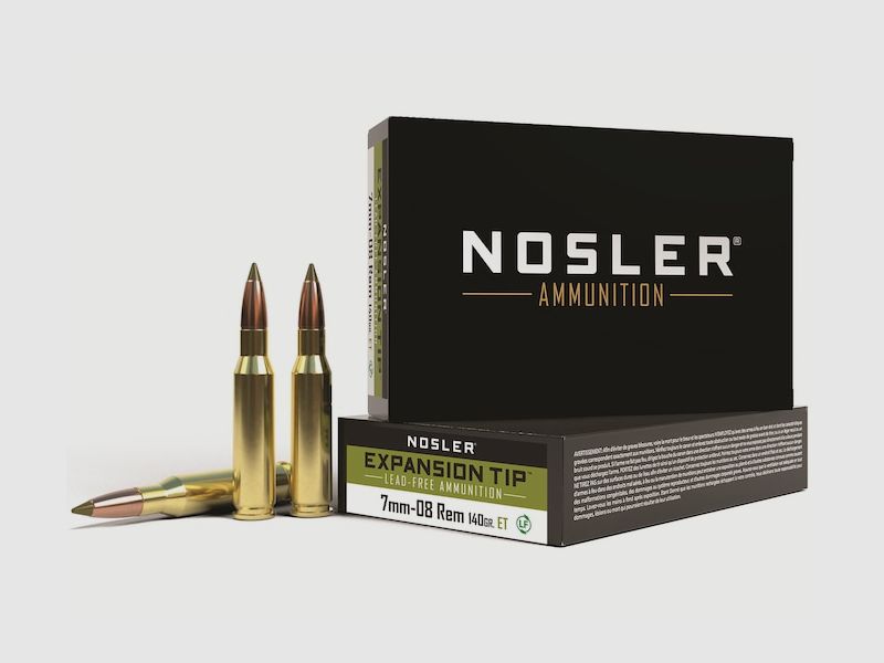 Nosler E-TIP 7mm-08 Rem. 140GR Spitzer 20 cartucce