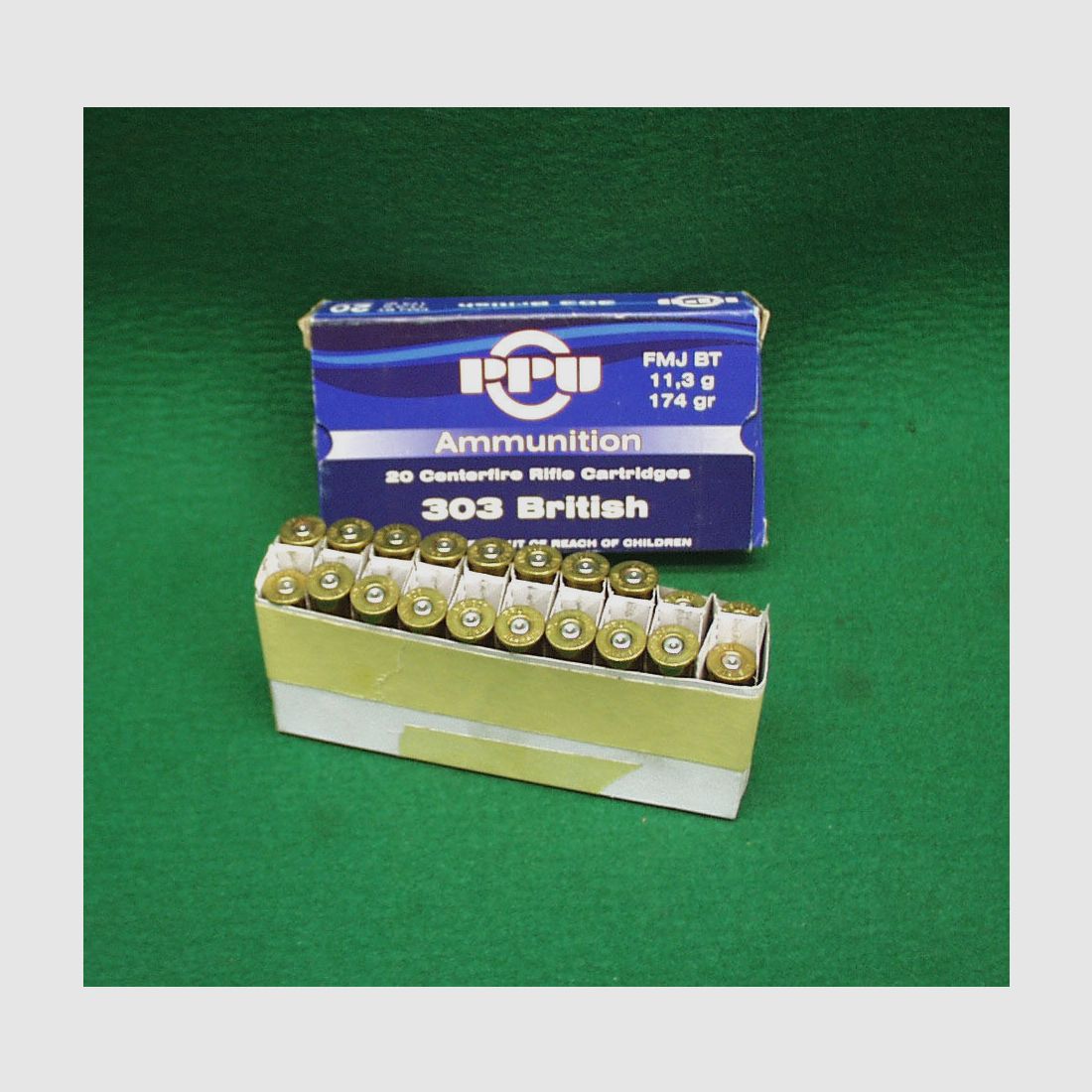 PPU bossoli .303 British, usati