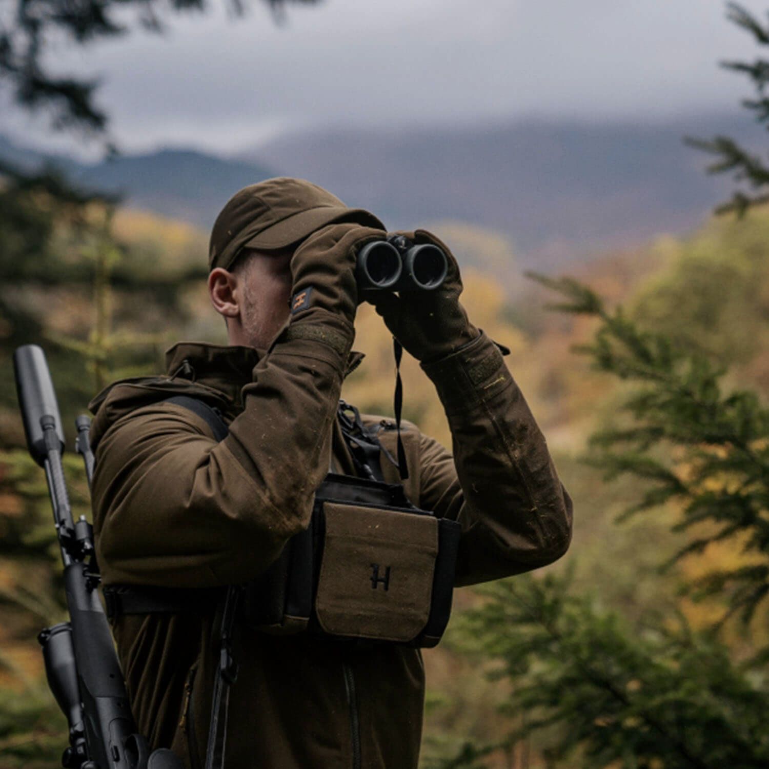 Härkila Jacke Forest Hunter GTX (Green/Shadow Brown)