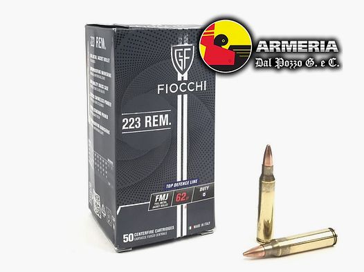 FIOCCHI 223 REM 62 GR FMJ