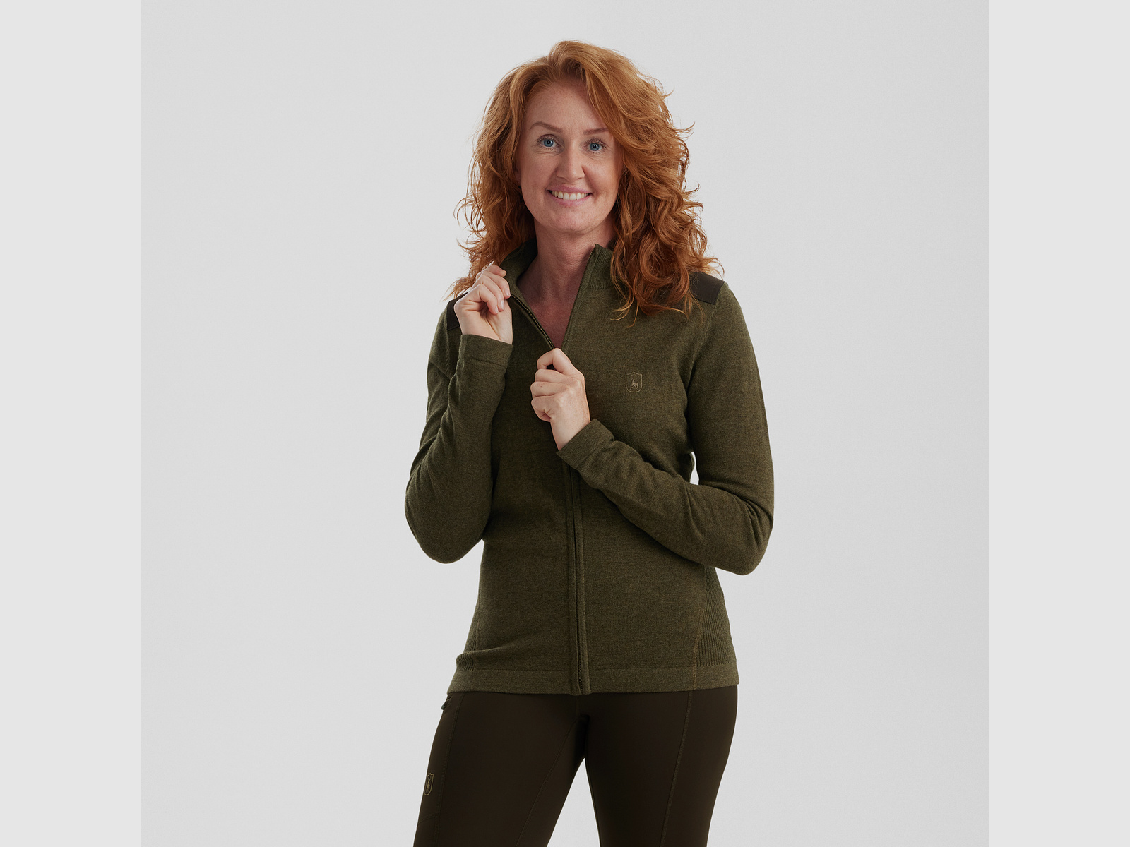 Lady Darlington Cardigan in Maglia - Cypress - Taglia Donna: 36