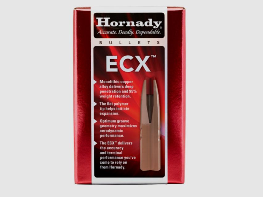 Hornady ECX Bullets 6.5 mm/.264 140 gr lead-free | 50 pieces Item 263364