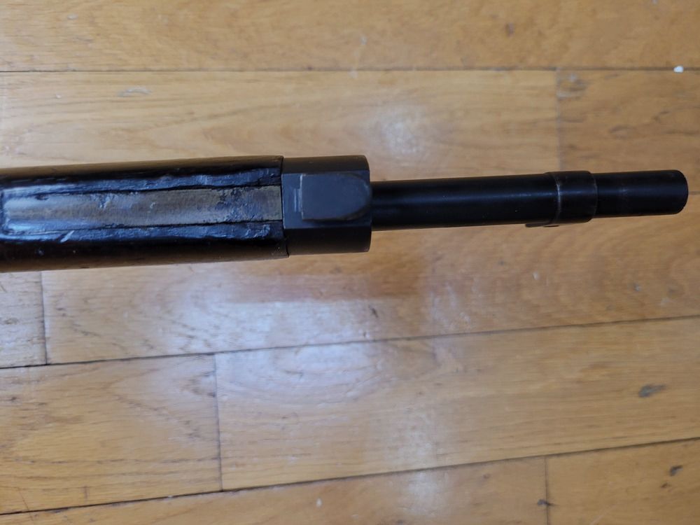 Sehr schönes japanisches Gewehr Arisaka Typ 38 – Originalkaliber 6,5×50 – Arsenal Nagoya 1939 – Thailand-Bestellung von 1940 – Originalbrünierung zu 99% – Mechanik und Lauf sehr gut – Schöne Markierungen – Bajonettanschluss – TBE ++, Bild 14 von 33