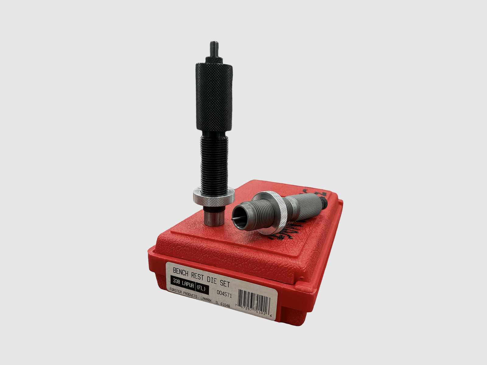 USED – FORSTER – BENCH REST DIE SET FL 338 LAPUA MAG., image 2 of 2