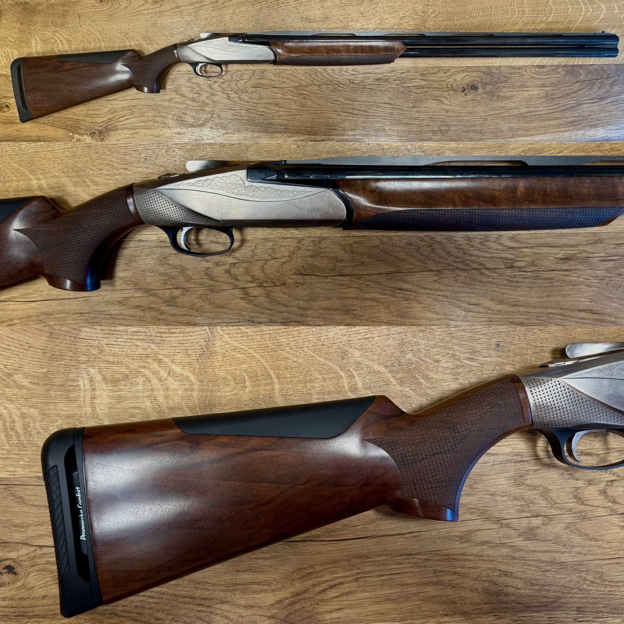 Benelli 828 U Silver