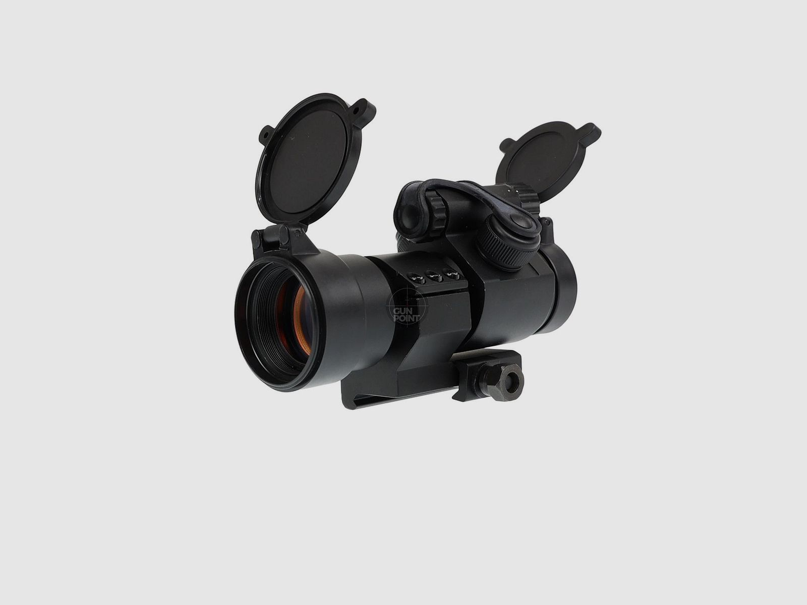 OpTacs M2 Red Dot with L-Shaped Mount Schwarz
