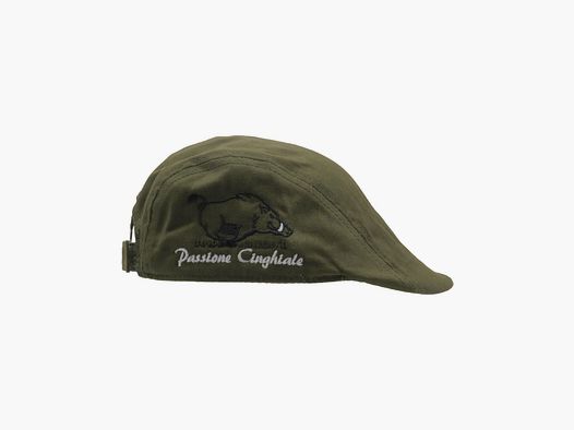 Groene pet met zwarte Passione Cinghiale borduursel