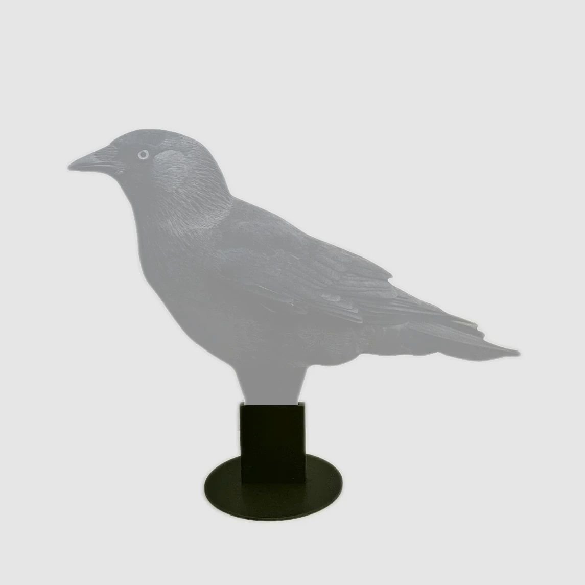 Ständer / Halterungen für Silhouetten-Puppen, 6er-Pack für Taube, Dohle und Krähe