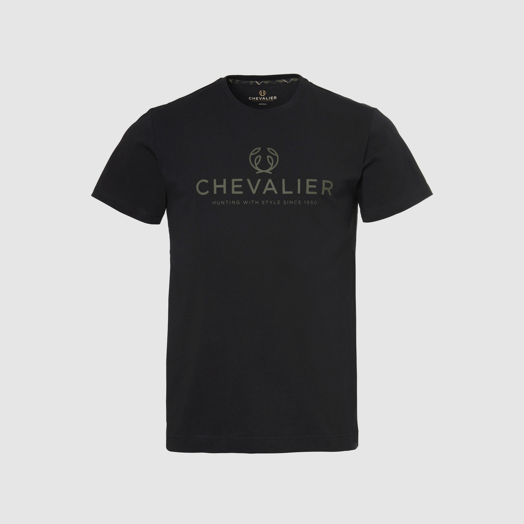 Chevalier Logo T-shirt Black Night Herren XXXL