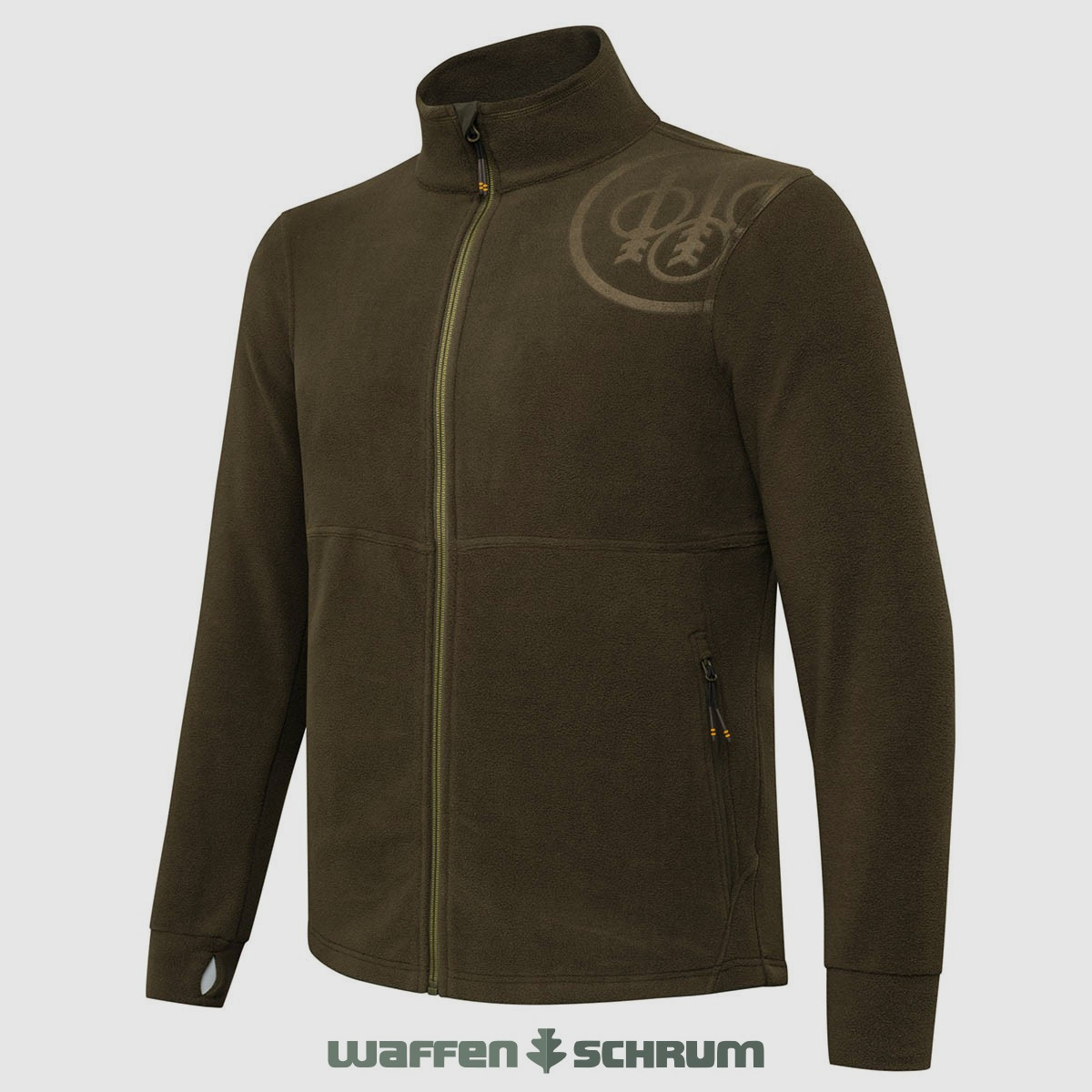 Beretta Fleece Jacket HP Logo Green Moss