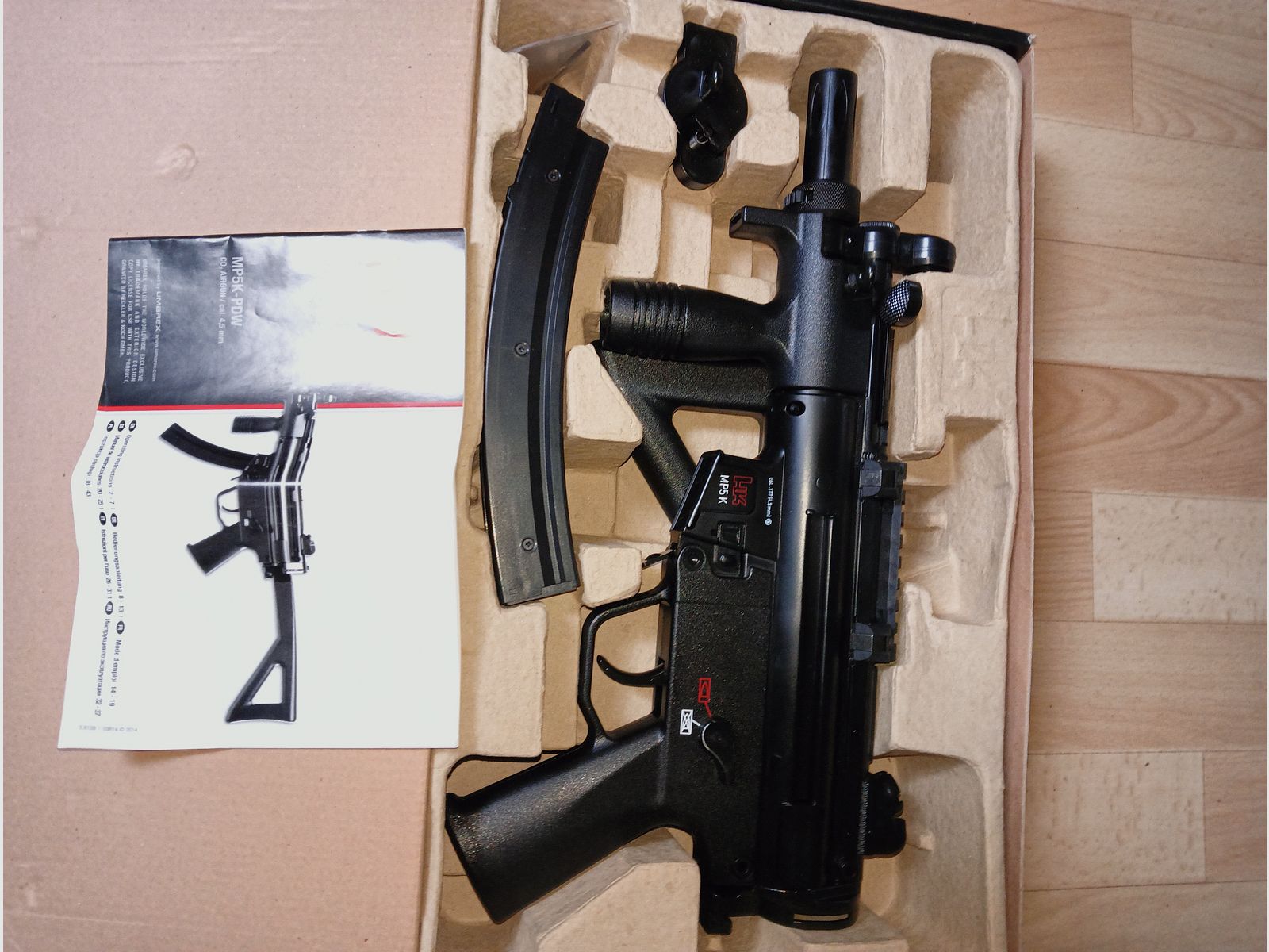 Heckler & Koch MP5K-PDW CO2 4,5mm BB  blowback neuwertig TOP