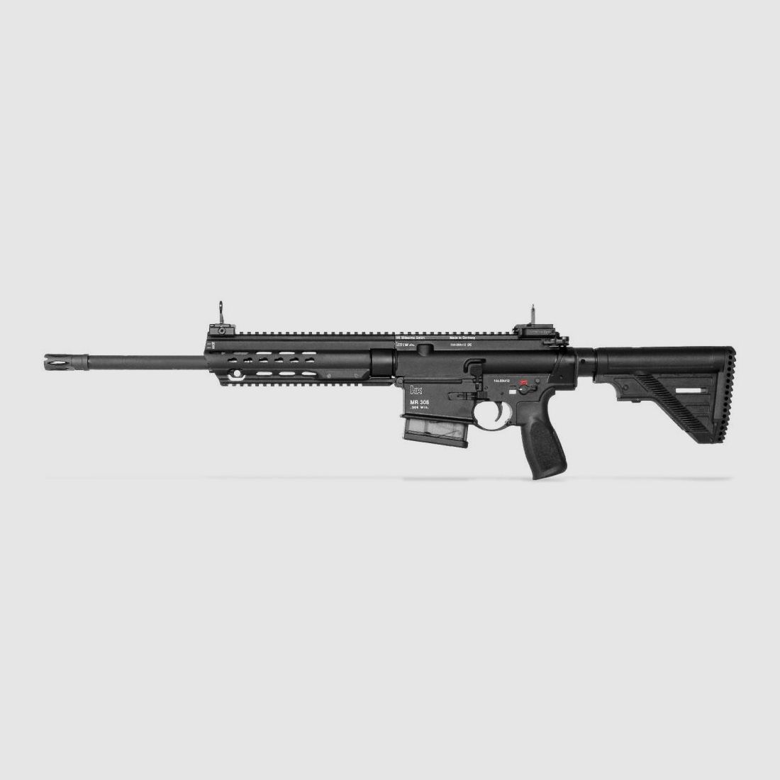 Heckler & Koch MR308 A3 16,5" Slim Line key-mod Zwart