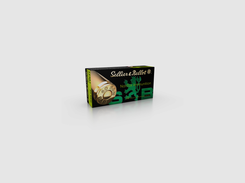 Sellier & Bellot Pistol Ammunition .40 S&W 11.7g Total Metal Jacket Nontox