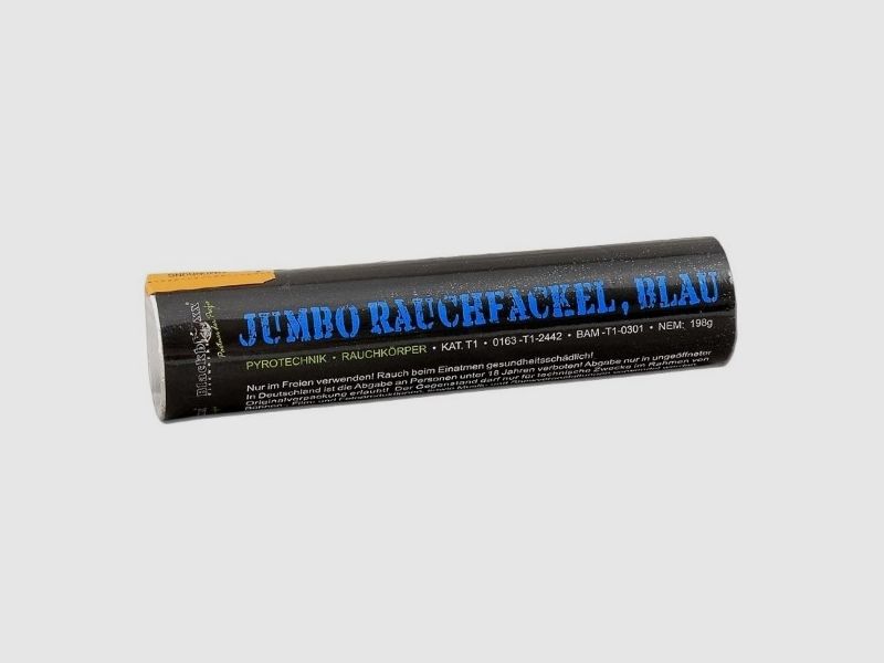 Jumbo Bengala de Humo Azul 100Seg.