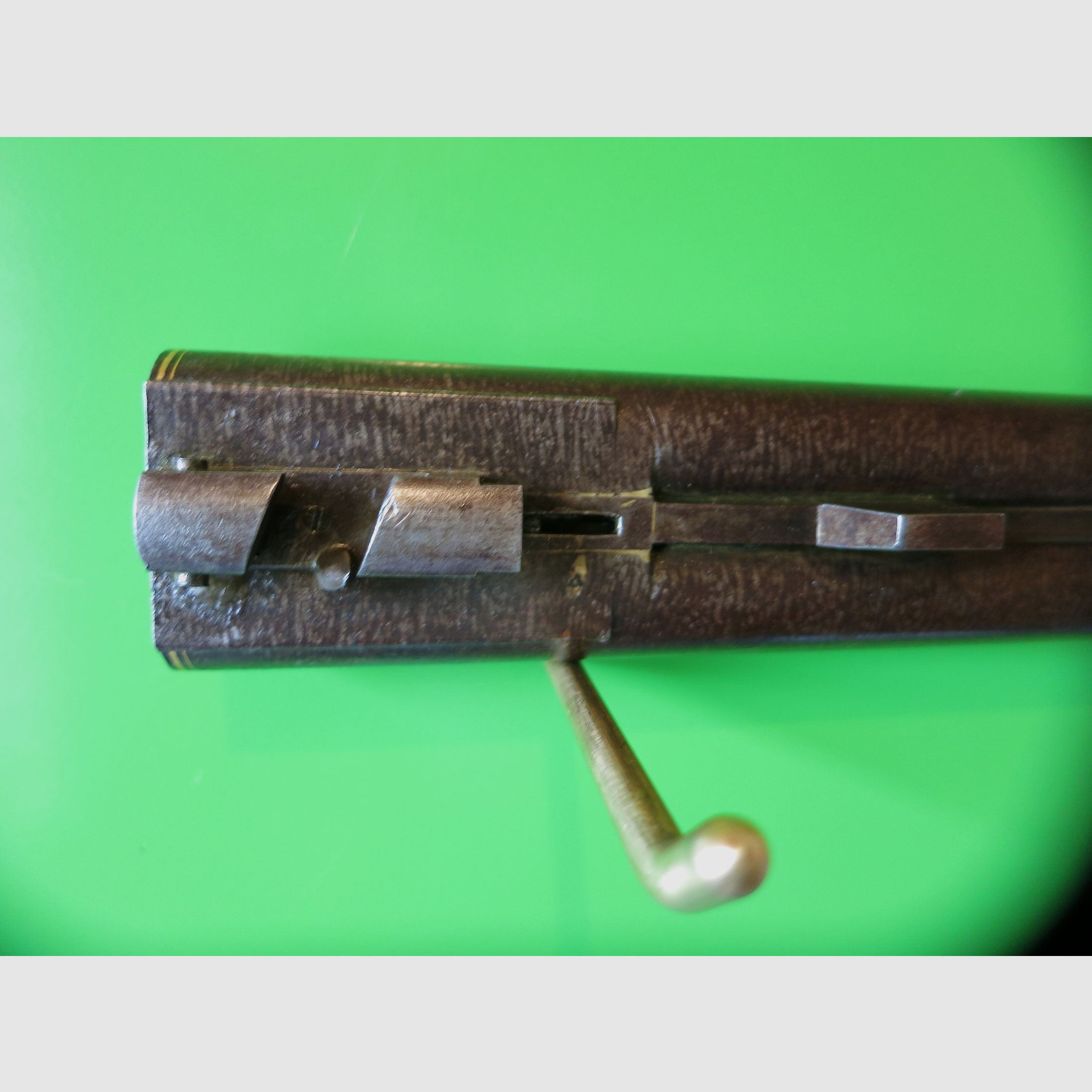 C. Raeke, Seelow. Doppelflinte/Querflinte Lauf Kal. 16/65, Goldeinlagen   #45-