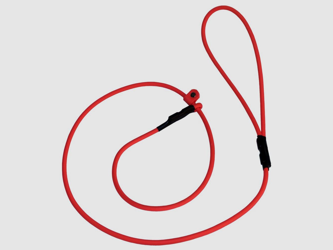 Handleine rund mit Würgehalsung – Orange