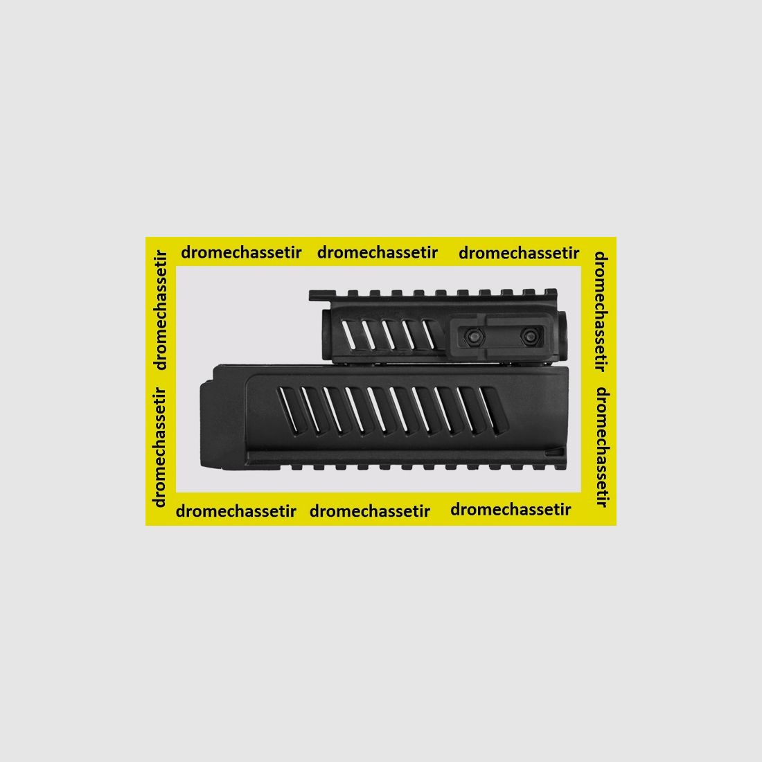 Handguard with 4 Picatinny rails for AK47, color BLACK, FAB DEFENSE