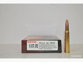 Norma Vulkan 8x57 JRS partial jacket cartridges 12.7g / 196gr. !!!