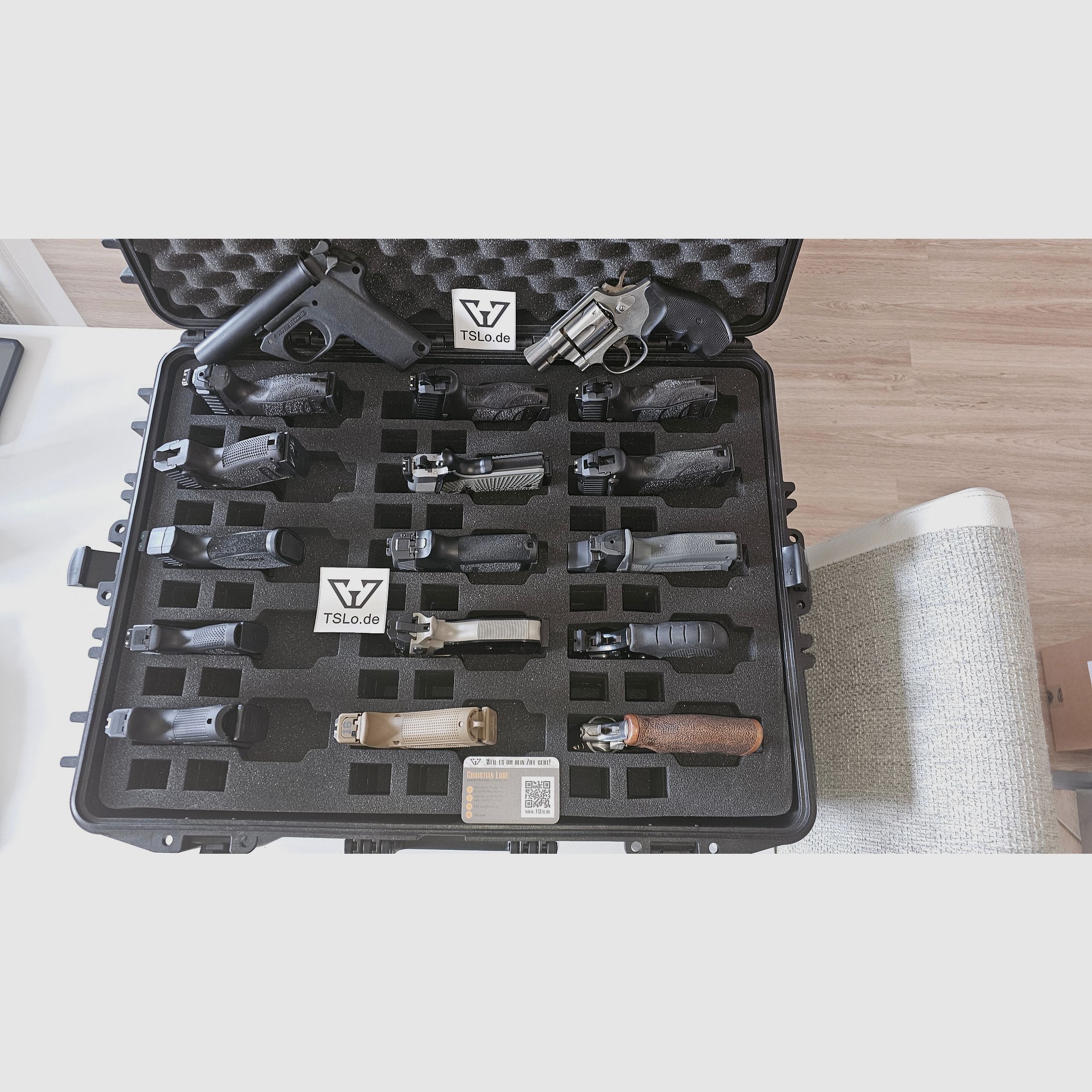 TOMcase Waffenkoffer XT620H250 Trolley PRO - 62x46x25 cm 
