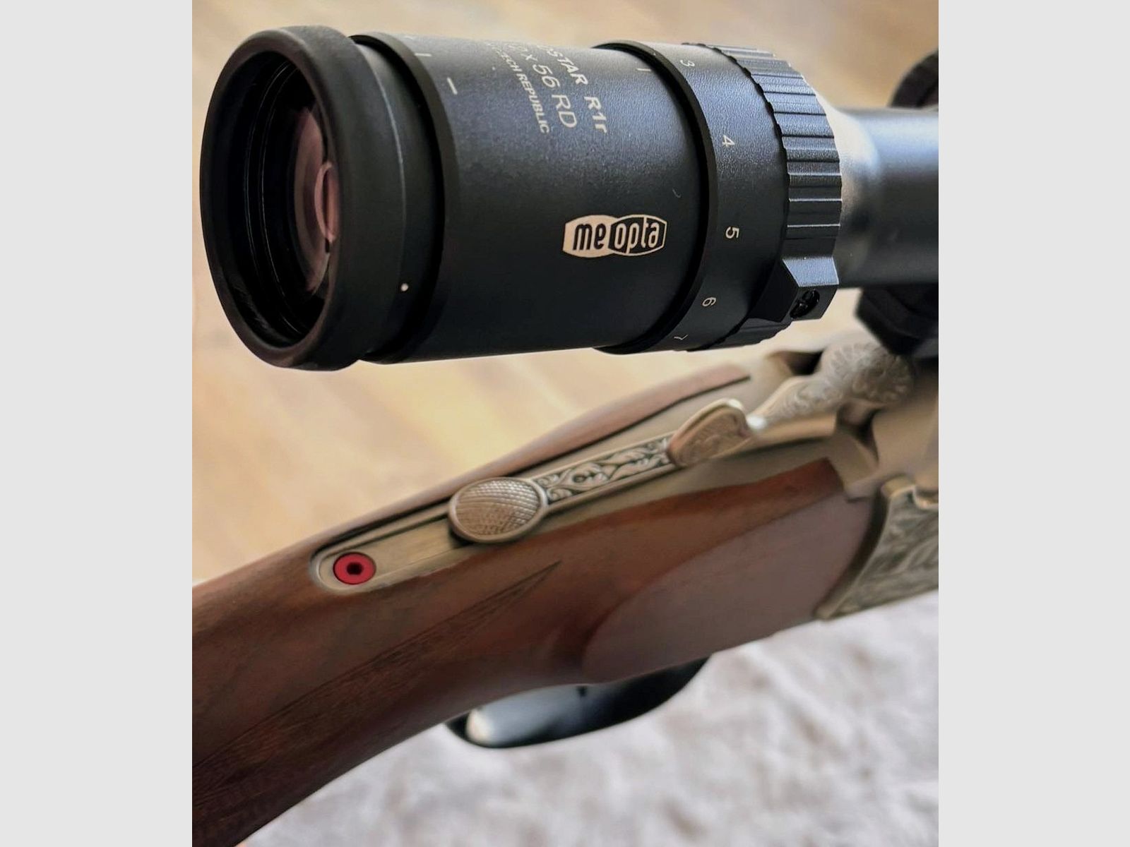 Bockbüchsflinte mit Einstecklauf